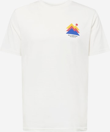 BILLABONG Funkční tričko 'STEPPED SS' – bílá: přední strana