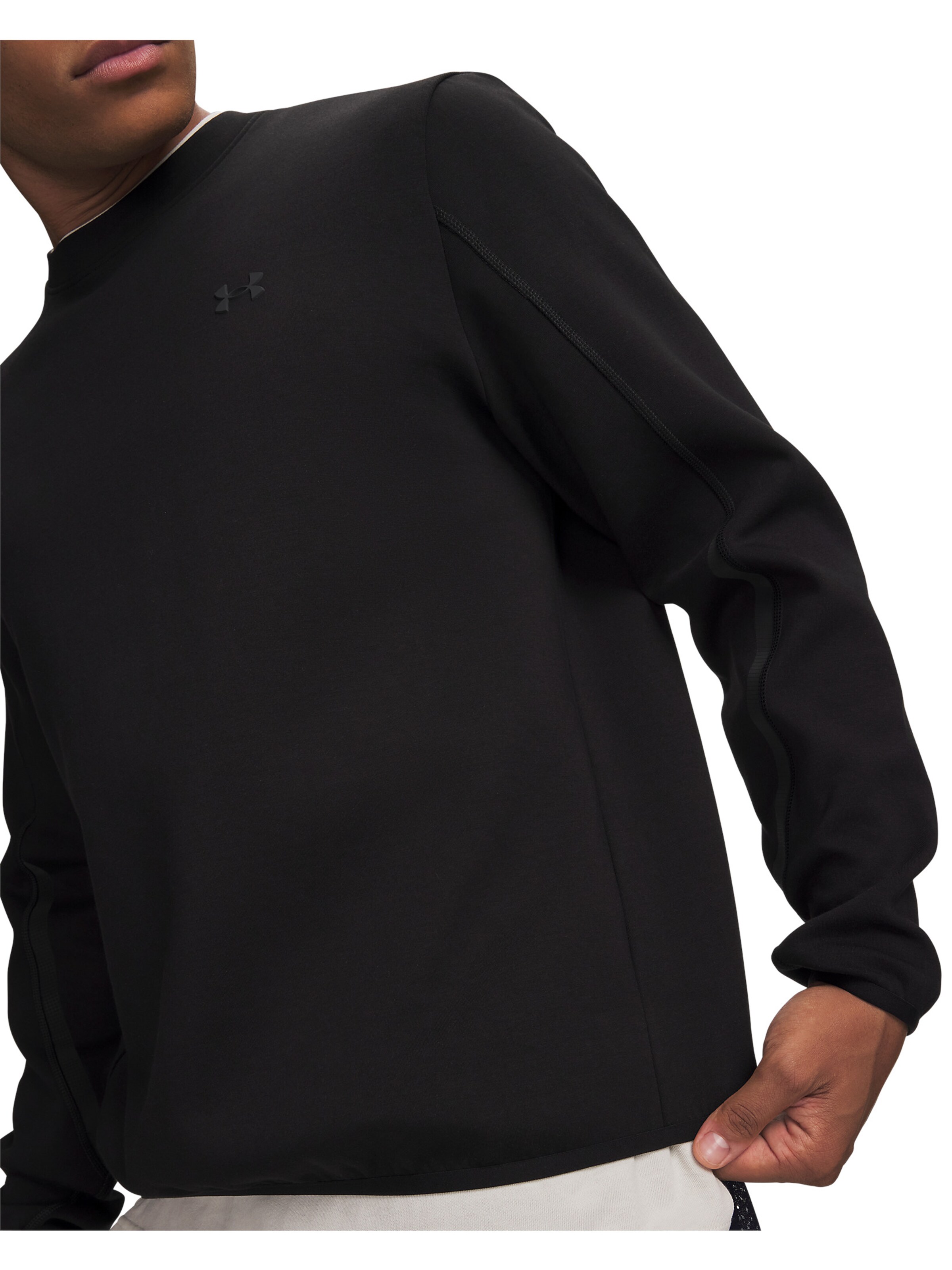 UNDER ARMOUR Sportsweatshirt 'Unstoppable' in Zwart