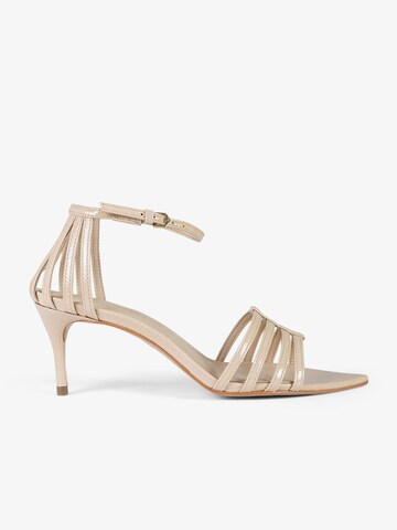 CARRANO Hochhackige Sandalen in Beige: Vorderseite