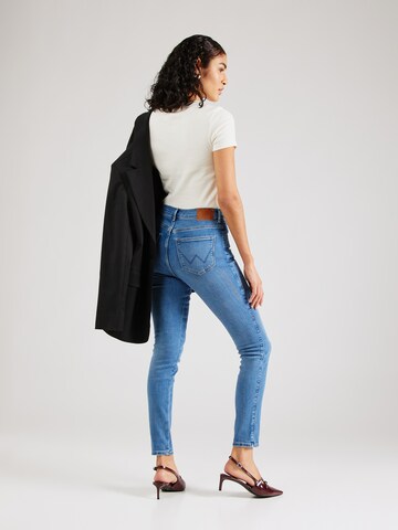 WRANGLER Skinny Τζιν 'HIGH SKINNY' σε μπλε
