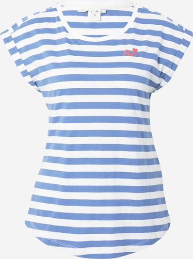 Ragwear T-Shirt 'MALLORY' in blau / melone / weiß, Produktansicht