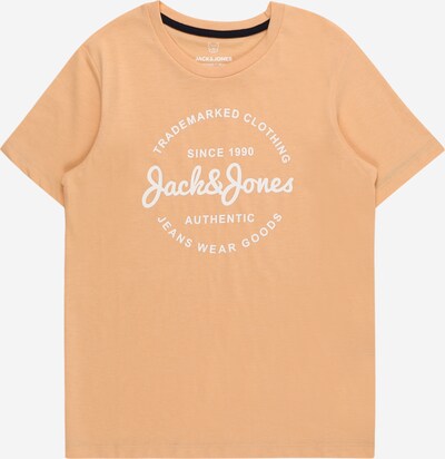 Jack & Jones Junior Shirts 'FOREST' i abrikos / hvid, Produktvisning