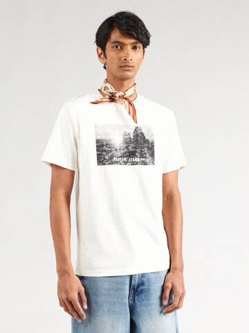 MUSTANG - Camiseta 'Austin' en blanco: frente