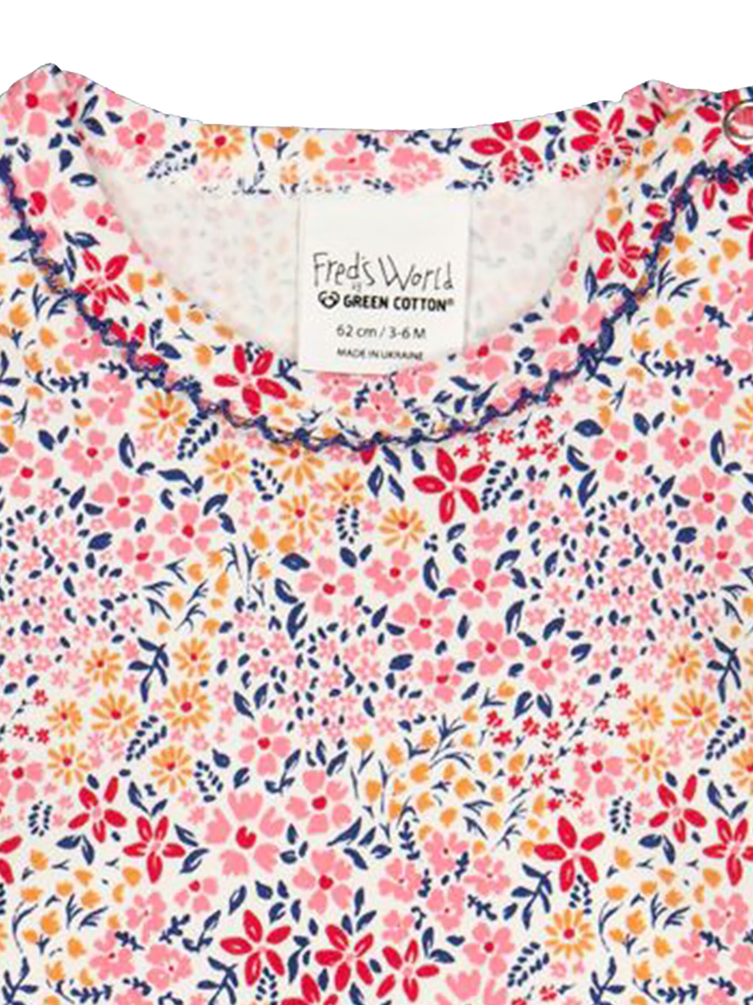 T-Shirt Fred's World by GREEN COTTON en rose