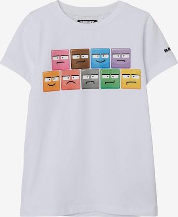 T-Shirt 'Jadi' NAME IT en blanc : devant
