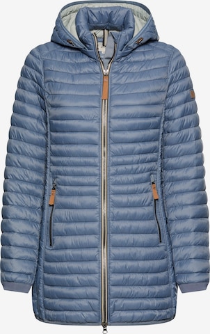 CAMEL ACTIVE Wasserabweisende Steppjacke mit Reißverschlusstaschen in Blau: Vorderseite