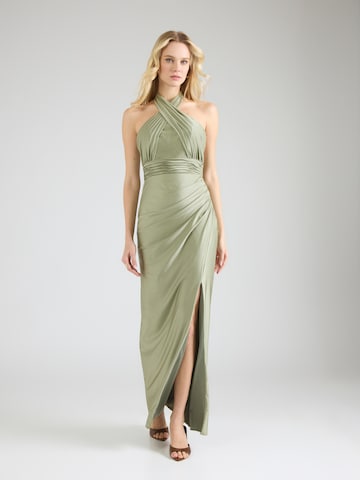 Laona - Vestido de noche en verde: frente