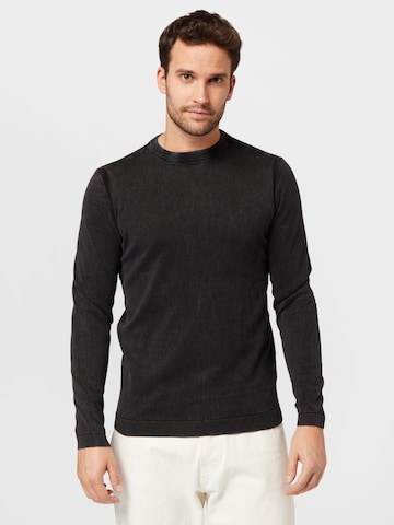 Petrol Industries Sweater in Black: front