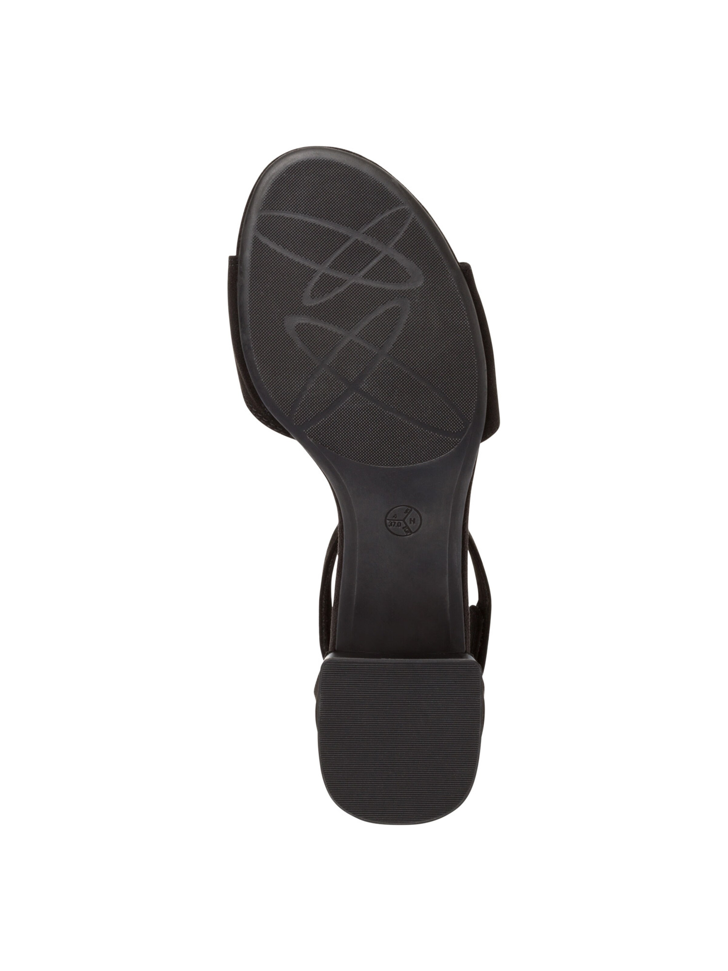 JANA Sandale in Schwarz