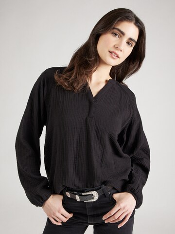 Sublevel - Blusa en negro: frente