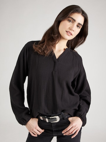 Sublevel Blouse in Zwart: voorkant