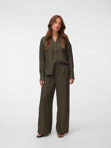 VERO MODA Blouse 'VMMelaney Queeny' in Green
