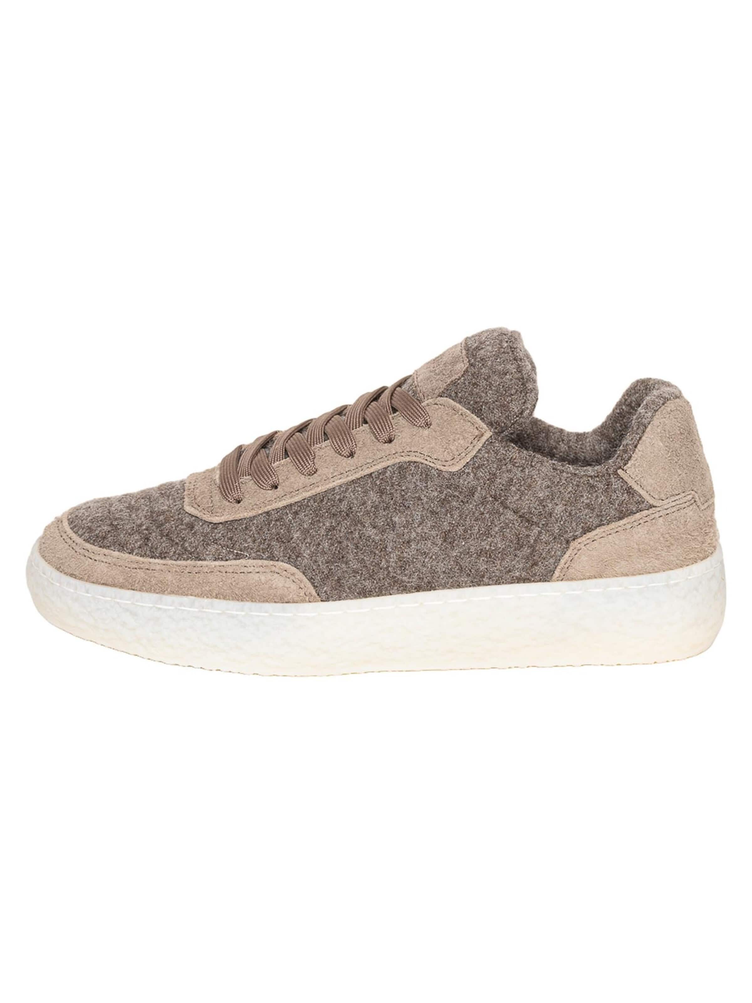 Gottstein Sneakers laag 'Wool Blaze' in Bruin: voorkant