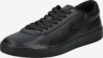 Baskets basses LACOSTE en noir : devant