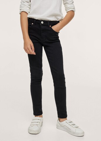 MANGO KIDS Skinny Jeans in Schwarz: predná strana