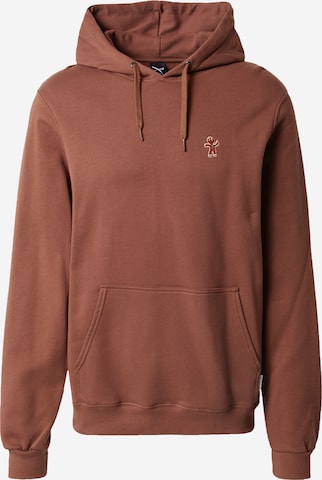 Iriedaily Sweatshirt 'Cookieman' in Brown: front