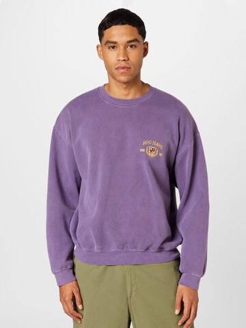 Sweat-shirt BDG Urban Outfitters en violet : devant