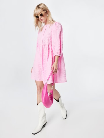 PIECES Shirt dress 'Andrea' in Pink