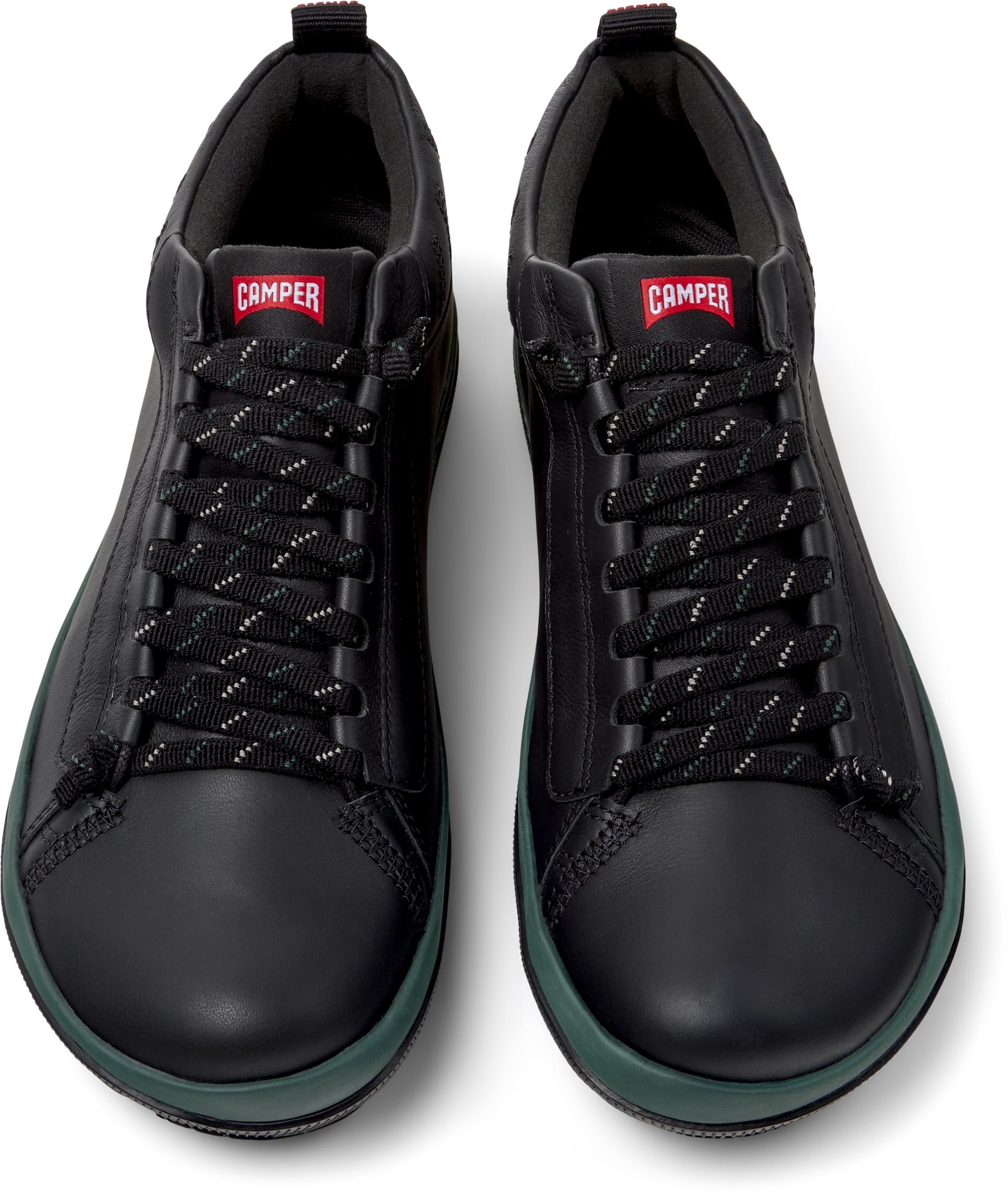 CAMPER Sportlicher Schnürschuh 'Peu Pista' in Schwarz