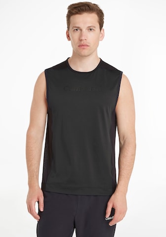 Calvin Klein Sport Shirt in Black: front