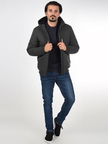 BLEND Winterjacke 'Eleon' in Grau