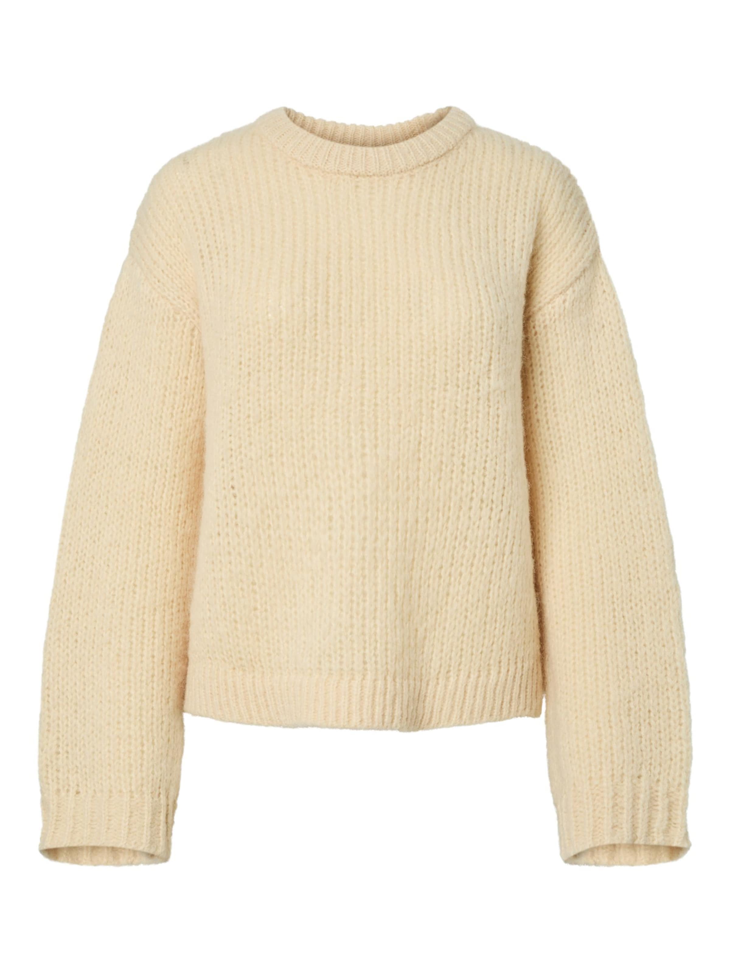 PIECES Pullover 'PCDorthea' in Gelb: Vorderseite