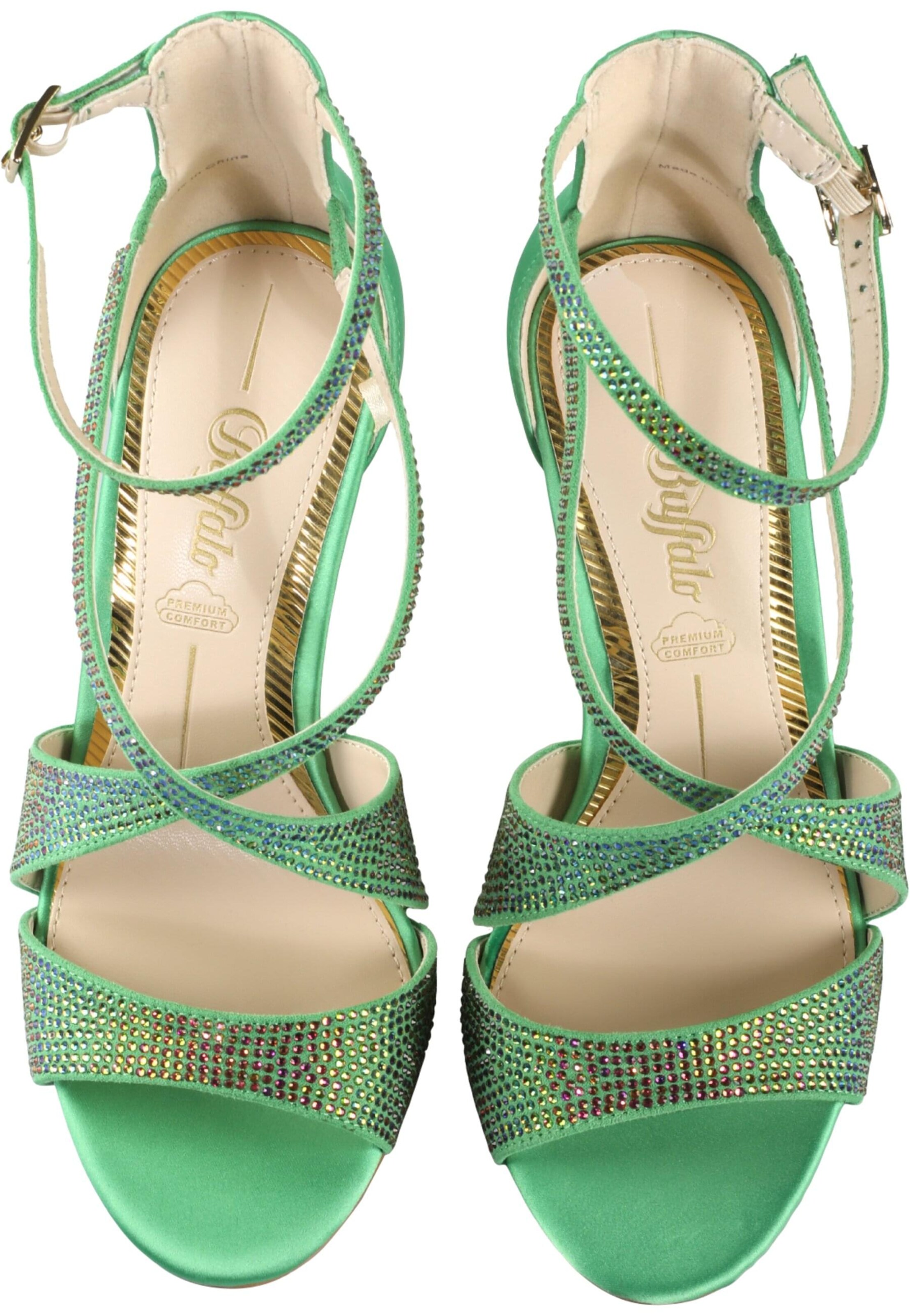 BUFFALO Sandaal in Groen