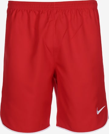 NIKE Regular Workout Pants in Red