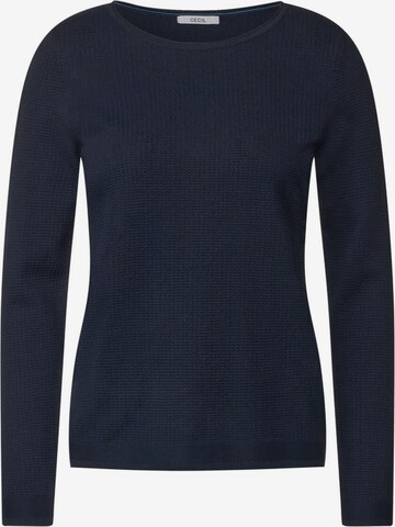 CECIL Sweater in Blue: front