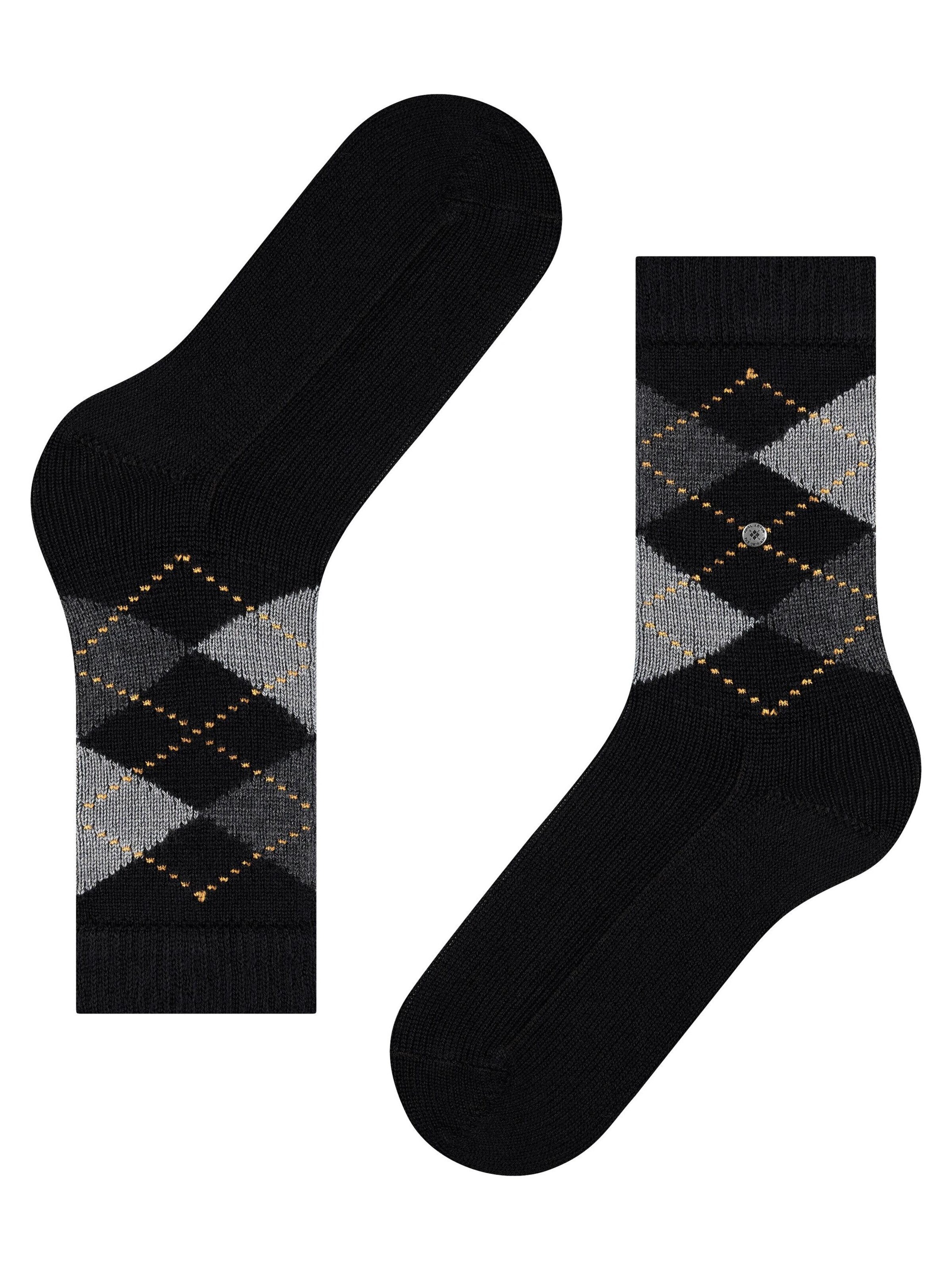 BURLINGTON Socken 'Whitby'‌‌ in Schwarz