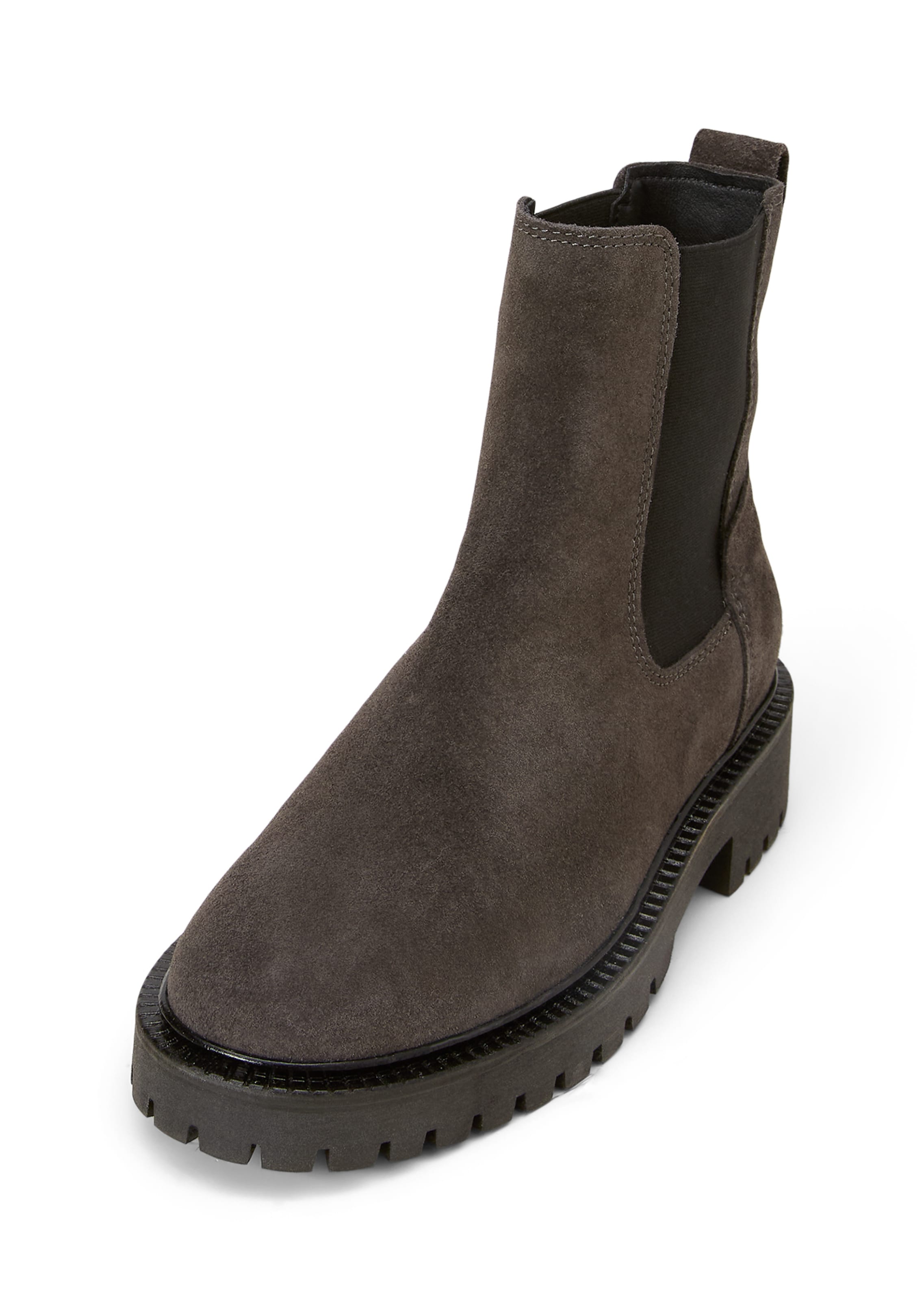 Marc O'Polo Chelsea Boots in Grey: front