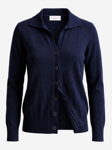 Il Lanificio Gebreid vest in Blauw