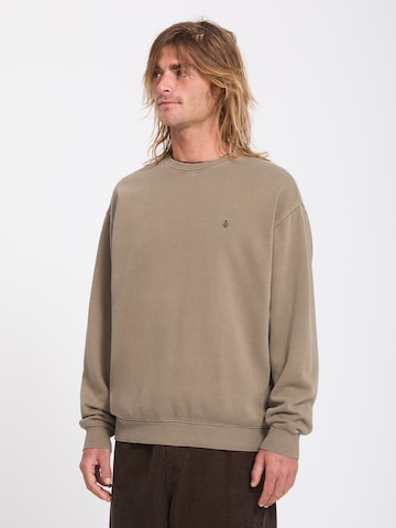 Volcom Sweatshirt 'Single Stone' in Braun