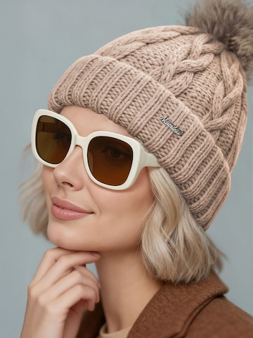 Neverless Mütze 'Jule' in Beige