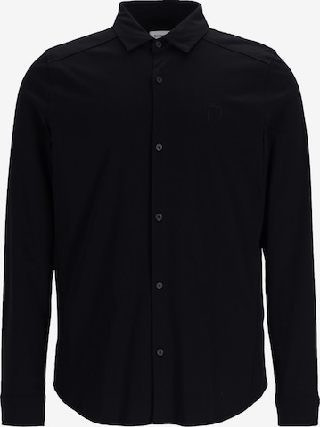 CHASIN' Shirt 'Archer.L Sol' in Schwarz: Vorderseite