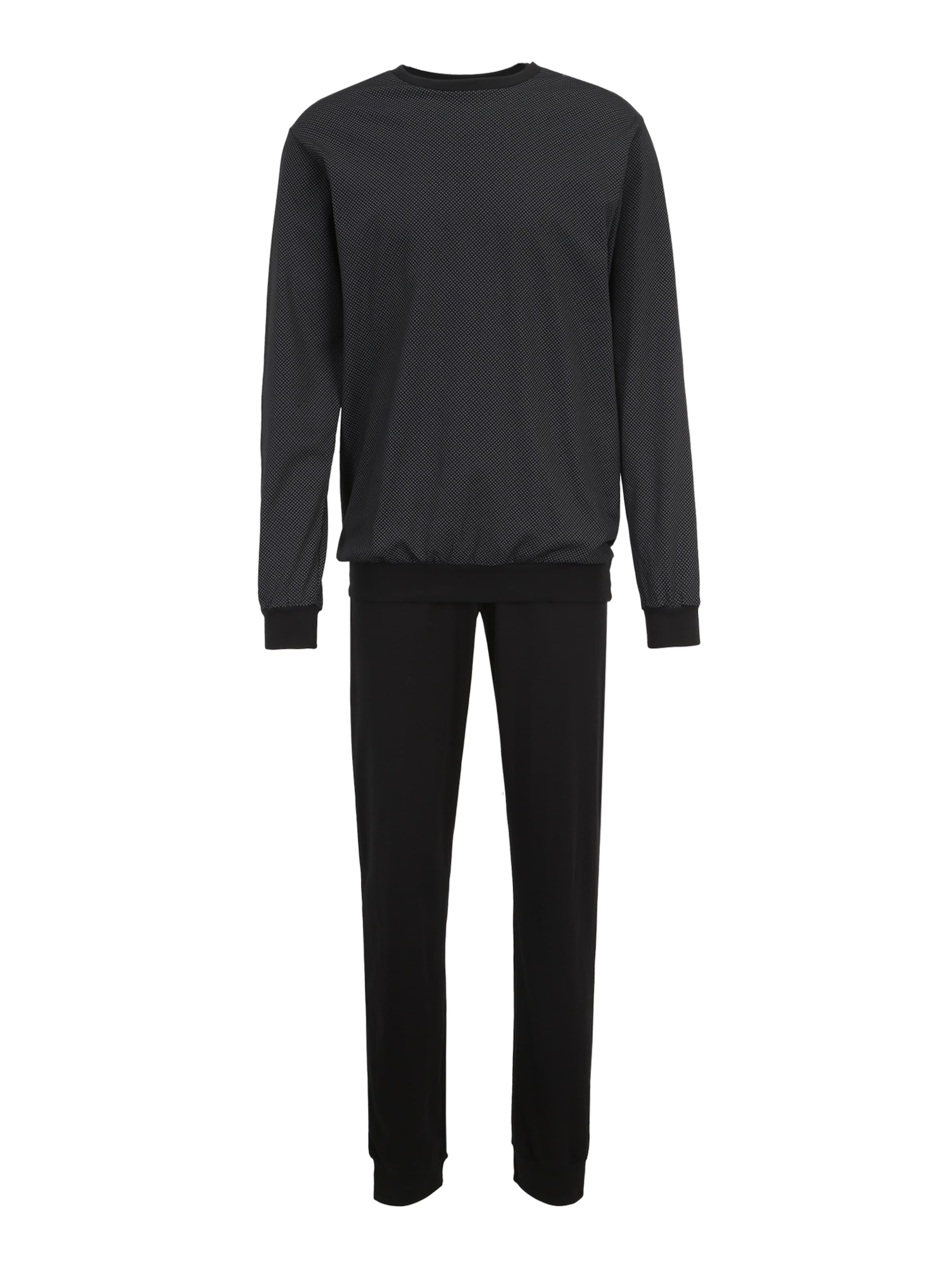 uncover by SCHIESSER Pyjama ' Nightwear Serie ' in Schwarz: Vorderseite