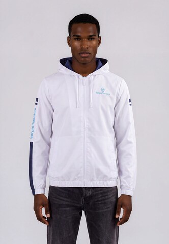 Sergio Tacchini Trainingsjack 'Riccia' in Wit: voorkant