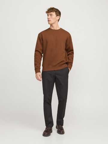 JACK & JONES Sweatshirt 'JJEStar' in Brown