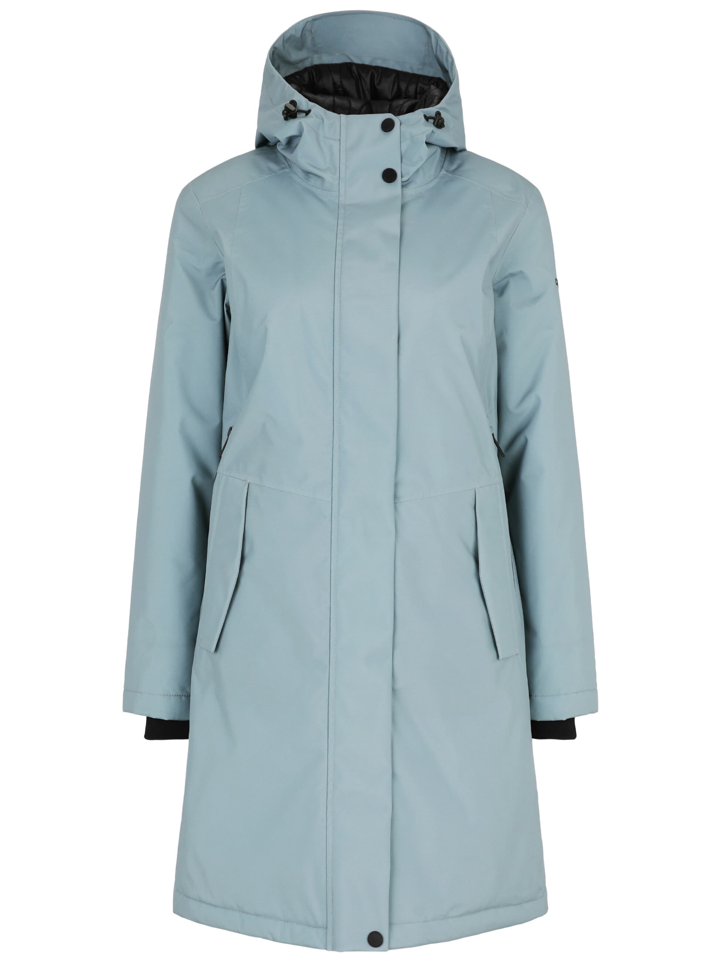 New View Raincoat in Blue: front
