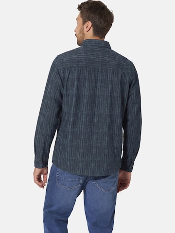 BABISTA Comfort fit Button Up Shirt ' Amissa ' in Blue