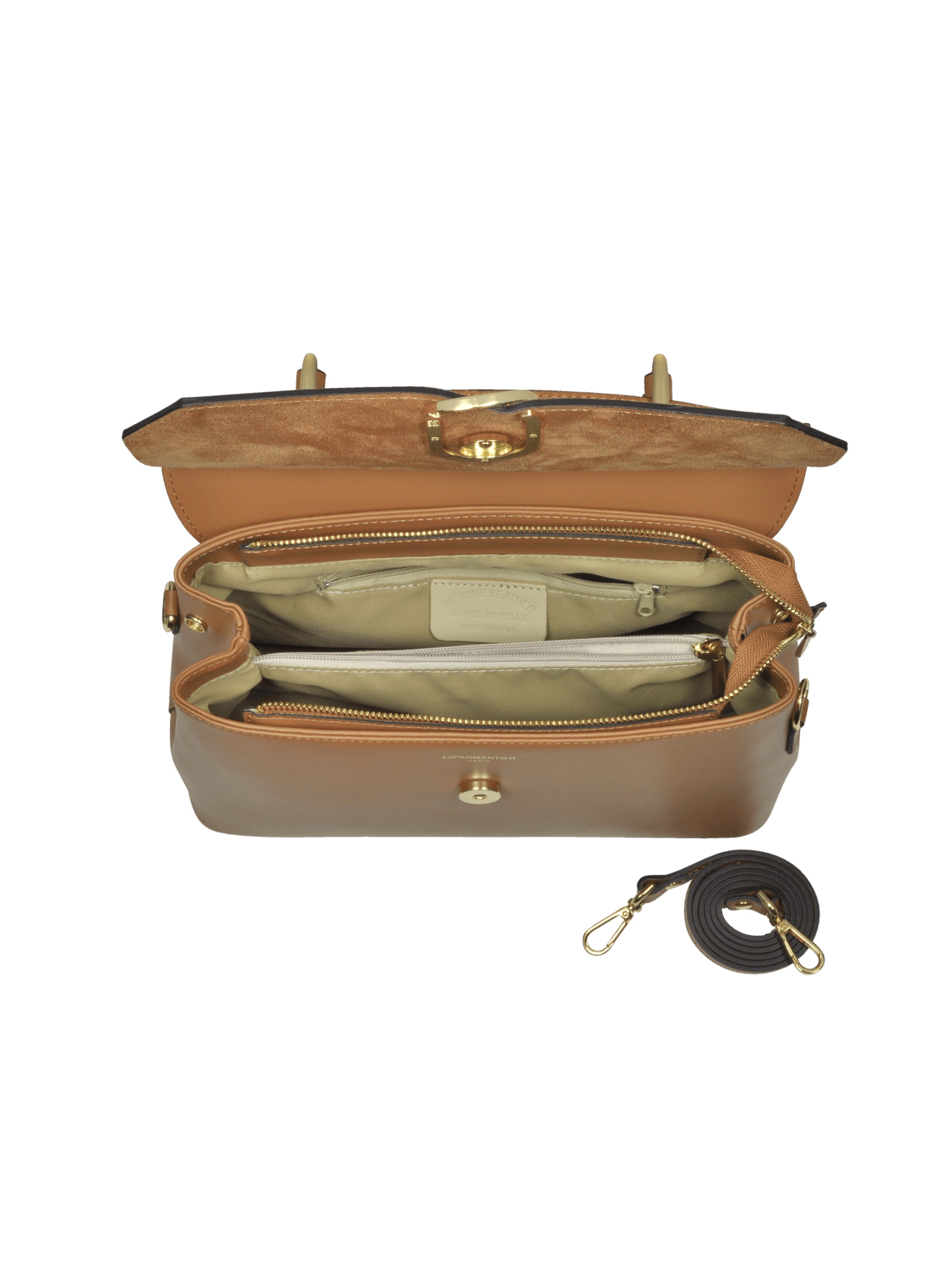 LeParmentier - Bolso de mano 'Thais' en marrón