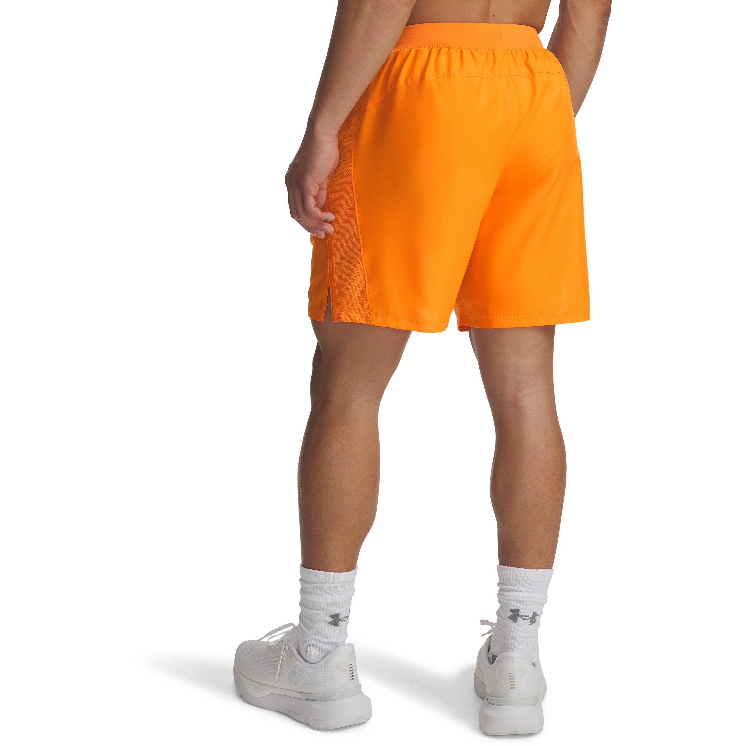 UNDER ARMOUR Regular Sportbroek 'Launch 7' in Oranje