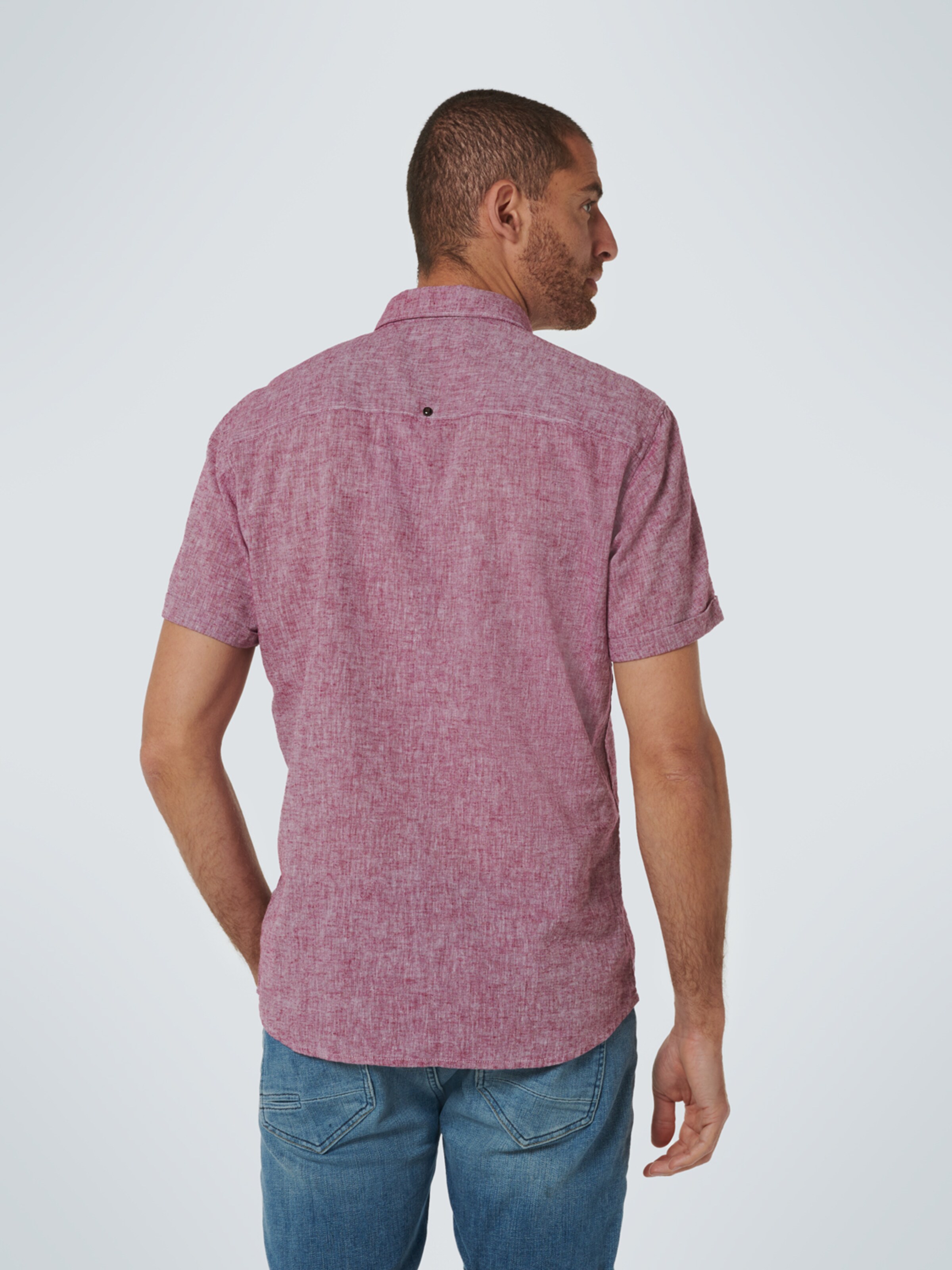 Männer Große Größen No Excess Hemd in Pink - BU10134 Männer Große Größen No Excess Hemd in Pink - BU10134