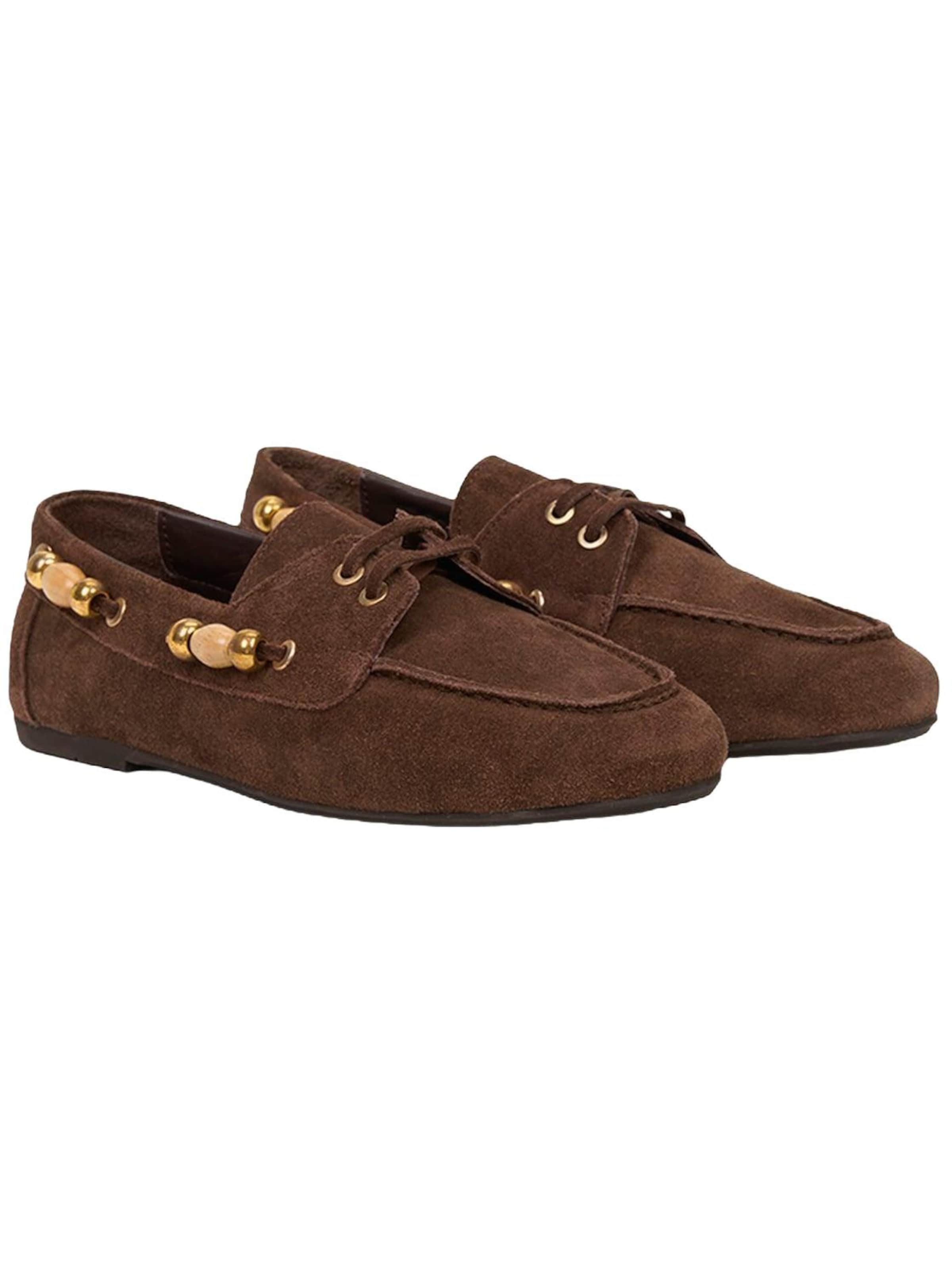 Desa Mocassin 'Schnürschuhe' en 37 en marron, Vue avec produit