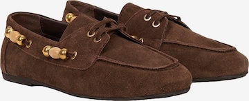Mocassin 'Schnürschuhe' Desa en marron : devant