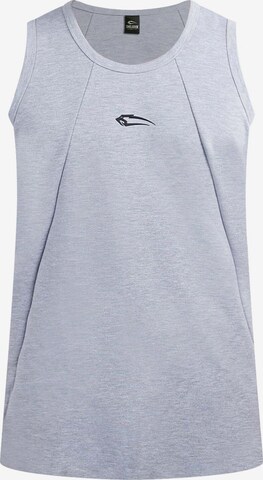 T-Shirt fonctionnel 'Wide' Smilodox en gris : devant