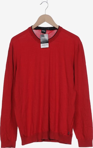 BOSS Black Sweater & Cardigan in XXL in Red: front