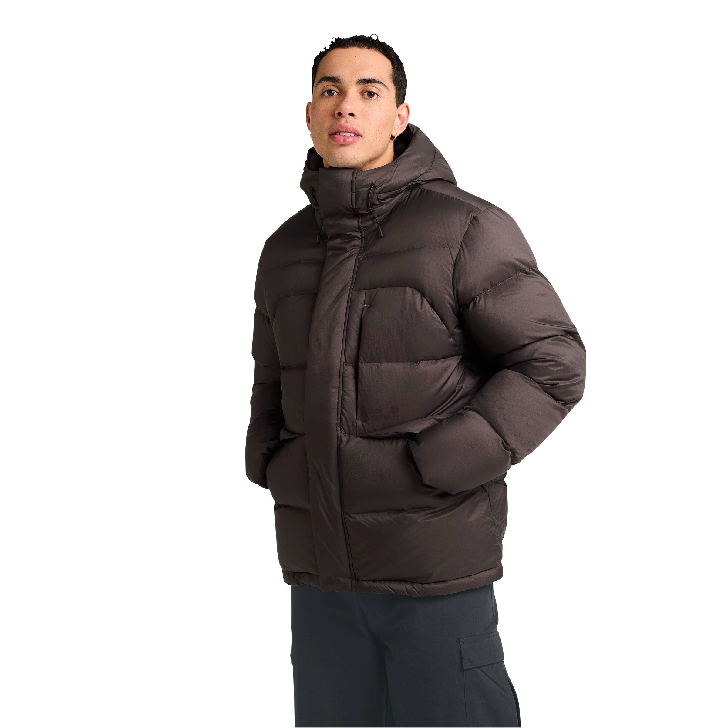 JACK WOLFSKIN Outdoor jacket in Brown: front