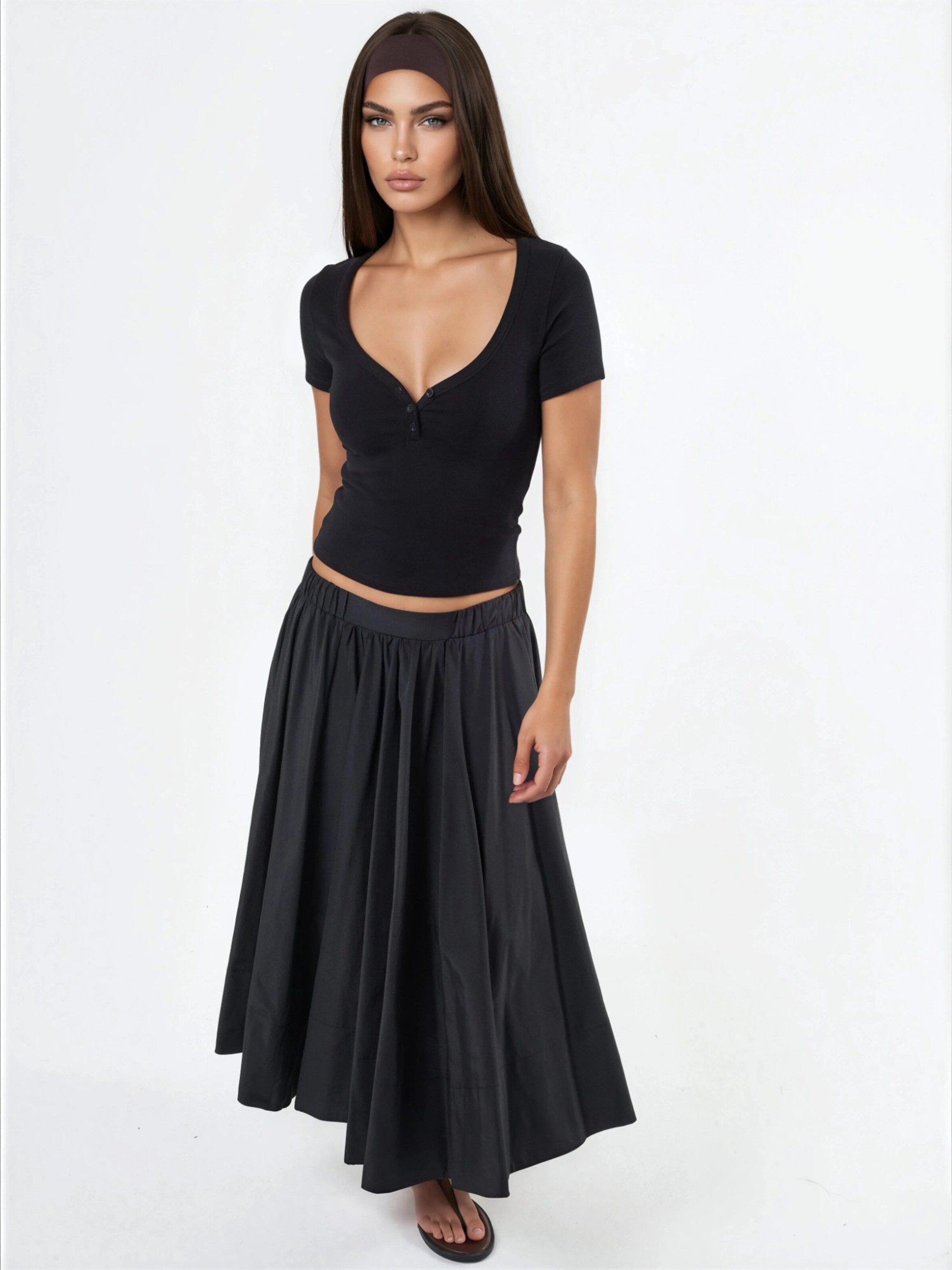 Camicia da donna di Busem in nero