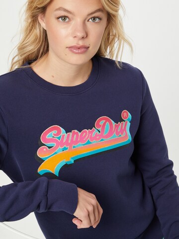 Sweat-shirt Superdry en bleu